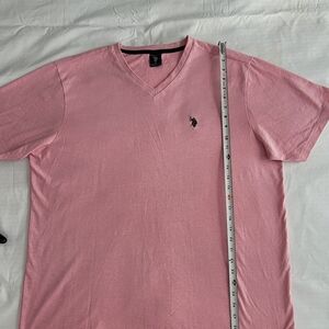 U.S. Polo Assn. Pink V-Neck Tee